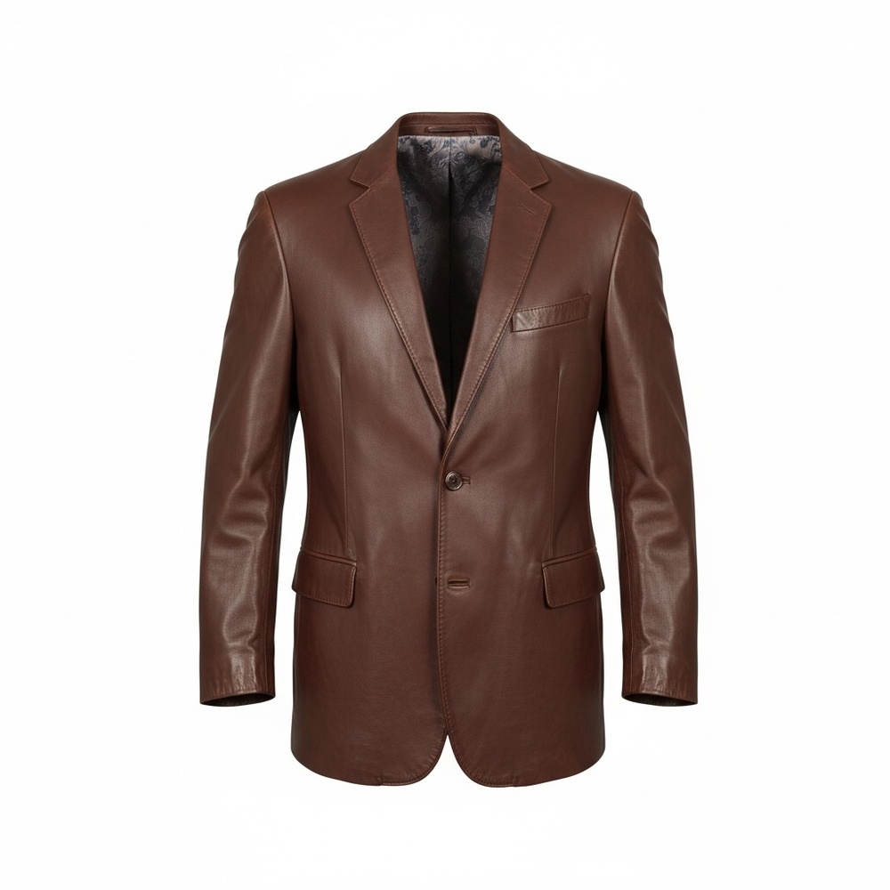 Cosani Men's Suede Brown Blazer,‎ Chest 50